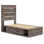 Graystorm Twin Panel Bed with Storage - Image 4