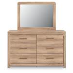 Kinlanni Queen Panel Bed, Dresser, Mirror and Nightstand - Image 3