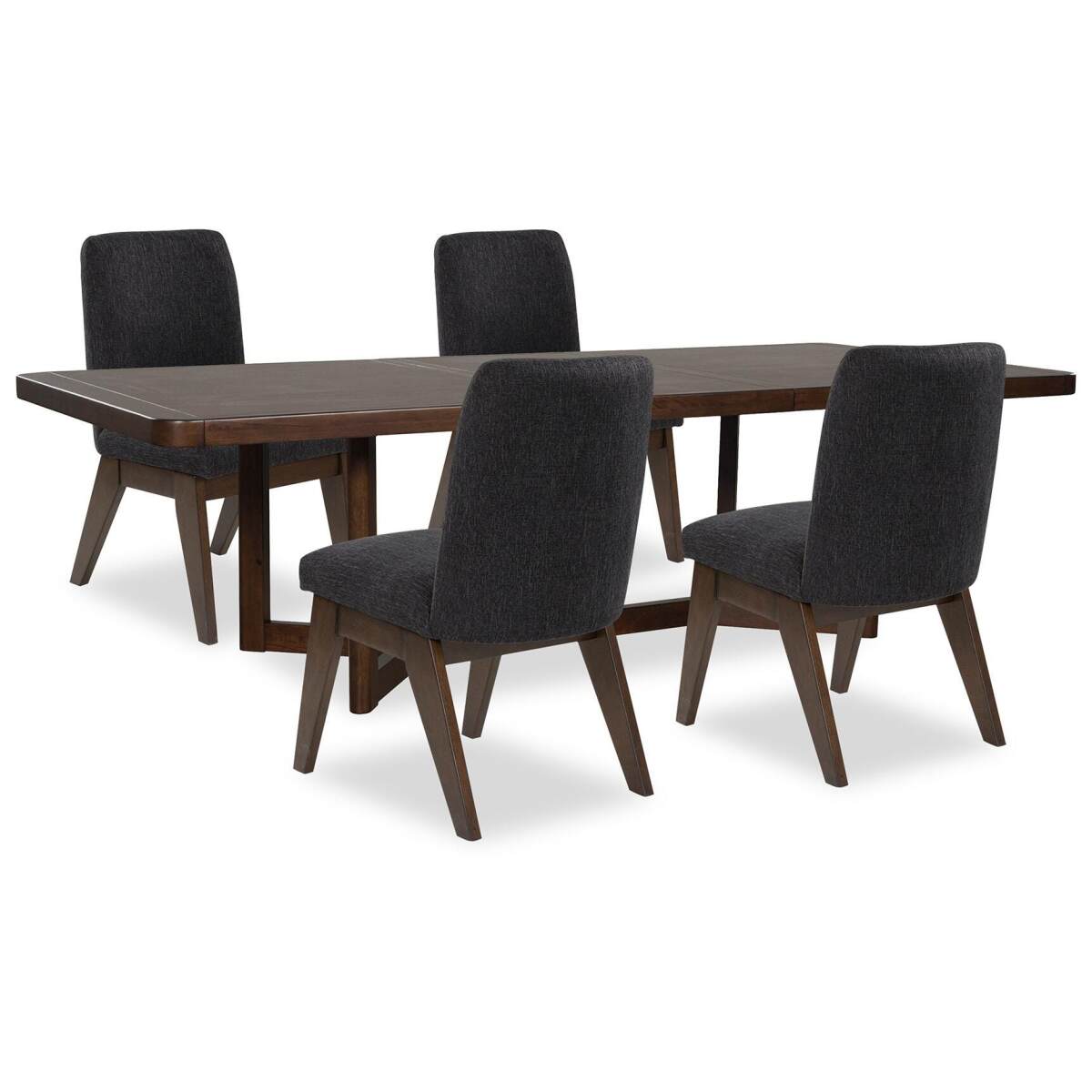 57d0e3cb74d7df4079be2230f2d57ac2 Dilenno Extension Dining Table and 4 Chairs - Image 1