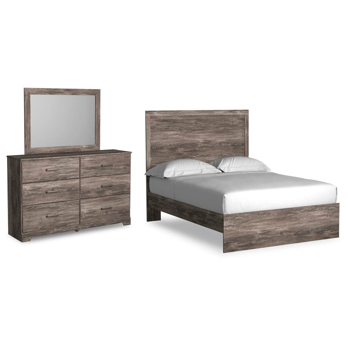 582fc83e0aba1417e9284f287447d01d Ralinksi Full Panel Bed, Dresser and Mirror - Image 1