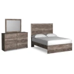 Ralinksi Full Panel Bed, Dresser and Mirror