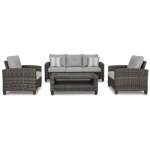 Cloverbrooke 4-Piece Outdoor Conversation Set - Image 5