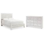 Paxberry Queen Panel Bed and Dresser