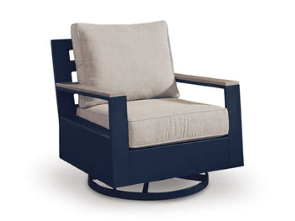 East Beach Outdoor Swivel Glider Chair with Cushion