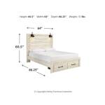 Cambeck Queen Panel Storage Bed, Dresser and Nightstand - Image 19