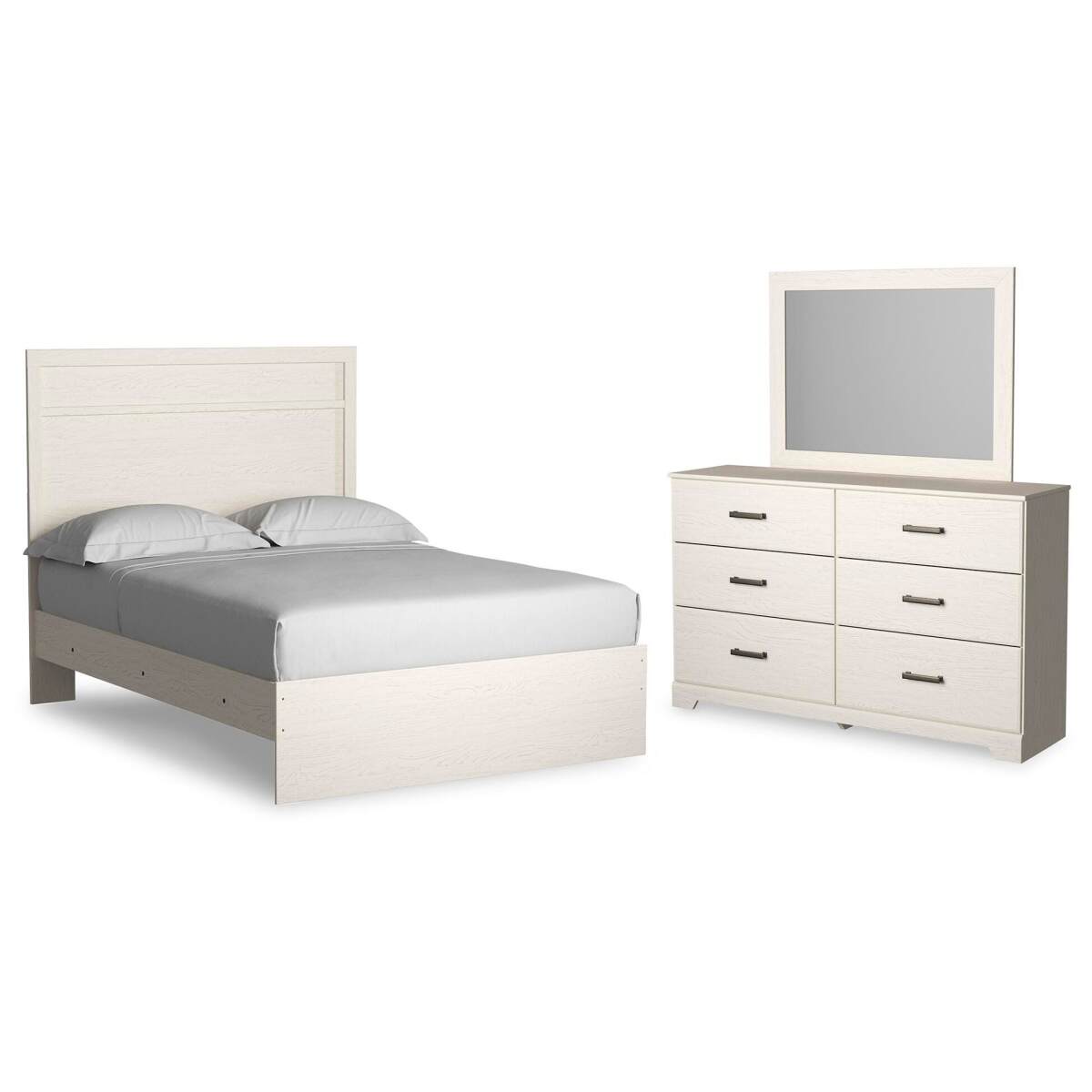 596413d7638fe115493de8b2dd9fcc6b Stelsie Full Panel Bed, Dresser and Mirror - Image 1