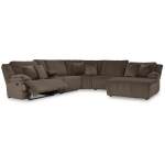 Top Tier 6-Piece Reclining Sectional with Chaise - Image 4