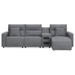 Modmax II 4-Piece Reclining Sectional with Chaise and Audio Console