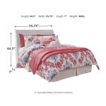 Anarasia Full Sleigh Headboard, Dresser and Mirror - Image 6
