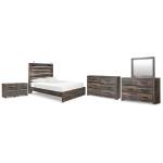 Drystan Queen Panel Bed, 2 Dressers, Mirror and 2 Nightstands