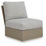 Kimpton Isle Outdoor Armless Chair with Cushion - Image 2