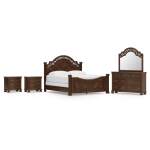 Lavinton King Poster Bed, Dresser, Mirror and 2 Nightstands