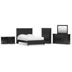 Maribel Queen Panel Bed, Dresser, Mirror, Chest and 2 Nightstands - Image 2