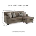 Stonemeade Sofa Chaise and Recliner - Image 16