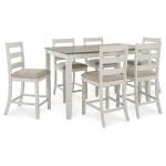 Skempton Counter Height Dining Table and Bar Stools (Set of 7) - Image 2