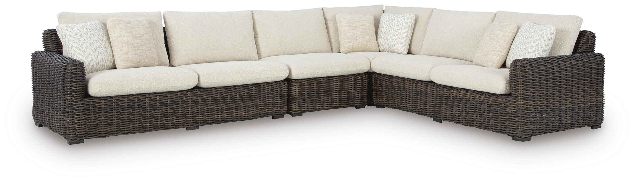 5bb96f555c44bf58249ab754c1dee25c Kimora 4-Piece Outdoor Sectional - Image 1