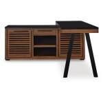 Kallari Credenza with Desk Return