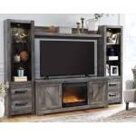 Wynnlow 4-Piece Entertainment Center with Electric Fireplace - Image 3