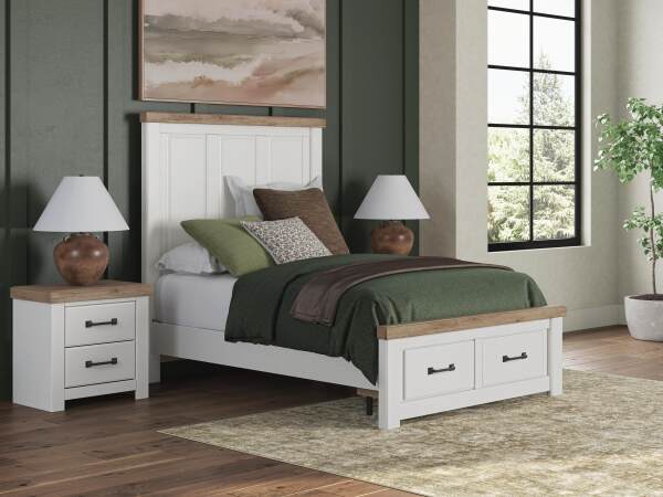 Savonport Full Panel Storage Bed - Image 3