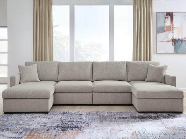 ModMax Luxe 4-Piece Double Chaise Sectional - Image 3