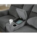 Barnsana Power Reclining Loveseat with Console - Image 9