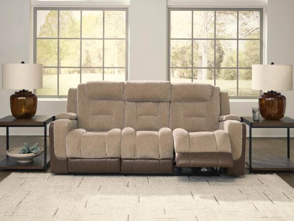 Mixed Motion Power Reclining Sofa - Image 3