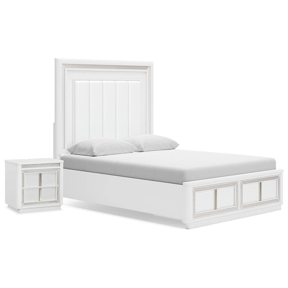 5d42658330401b73a257f3f45e1fd14a Chalanna Queen Panel Storage Bed and Nightstand - Image 1