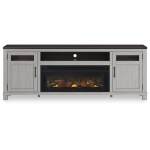 Darborn 88" TV Stand with Electric Fireplace