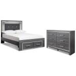 Lodanna Full Panel Storage Bed and Dresser