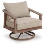 Harmony Headlands Outdoor Swivel Lounge with Cushion - Image 2