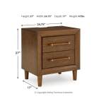 Lyncott Queen Upholstered Bed, Dresser, Mirror and 2 Nightstands - Image 13