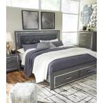 Lodanna King Panel Storage Bed with Mirrored Dresser and Nightstand - Image 8