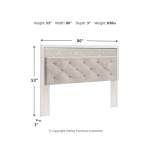 Altyra King/California King Upholstered Panel Headboard - Image 4