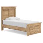 Makidern Twin Panel Storage Bed, Dresser and Mirror - Image 11