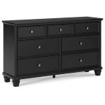 Lanolee California King Panel Bed, Dresser, Chest and 2 Nightstands - Image 4