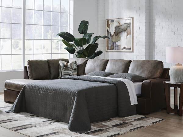 Castille Way 2-Piece Sleeper Sectional with Chaise - Image 3