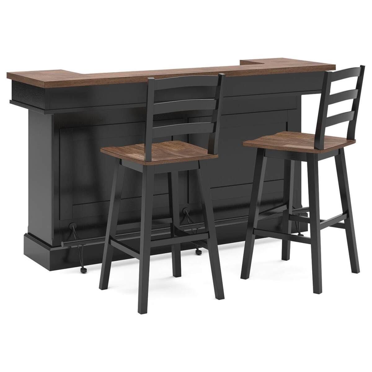 6036e94550f6552ef214b3f484410da9 Wildenauer Bar Table and 2 Barstools - Image 1