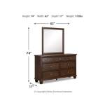 Danabrin Full Panel Bed, Dresser and Mirror - Image 13