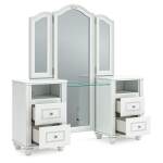 Kozlani Vanity, Mirror and Stool - Image 9