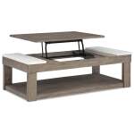 Loyaska Lift-top Coffee Table and 2 End Tables - Image 9