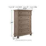 Lettner King Panel Bed, Chest and 2 Nightstands - Image 4