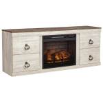 Willowton TV Stand with Electric Fireplace - Image 4