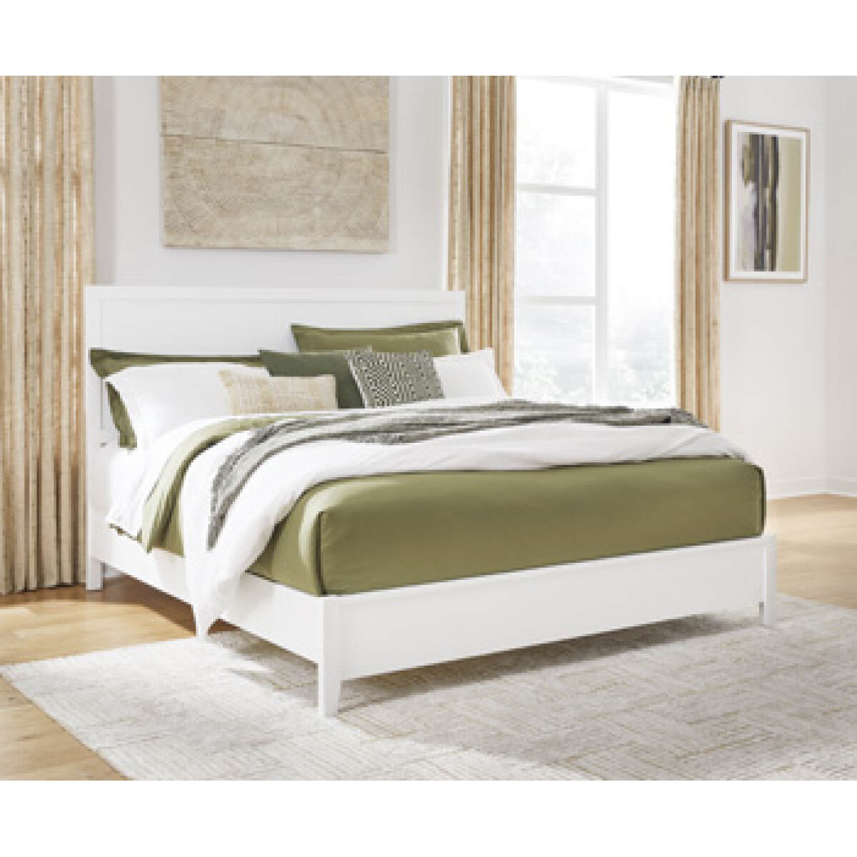 6176fe79b0f2002bb44d869e10aec043 Binterglen King/California King Panel Headboard/Footboard and Slats - Image 1