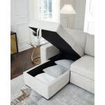 Wohlen 2-Piece Sectional with Pop Up Sleeper and Chaise