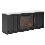 Cadmori 63" TV Stand with Electric Fireplace
