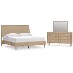 Cielden King Panel Bed, Dresser and Mirror - Image 2