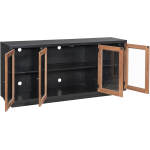 Chelsea 68" Console W/ 4 Doors MSS1240NWT-BLK - Image 3
