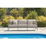 Ocean Beach Outdoor Sofa with Cushion - Image 3