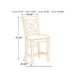 Moriville Counter Height Dining Table and 6 Barstools - Image 10