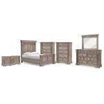 Blairhurst Queen Panel Bed. Dresser, Mirror, 2 Chests and 2 Nightstands - Image 2